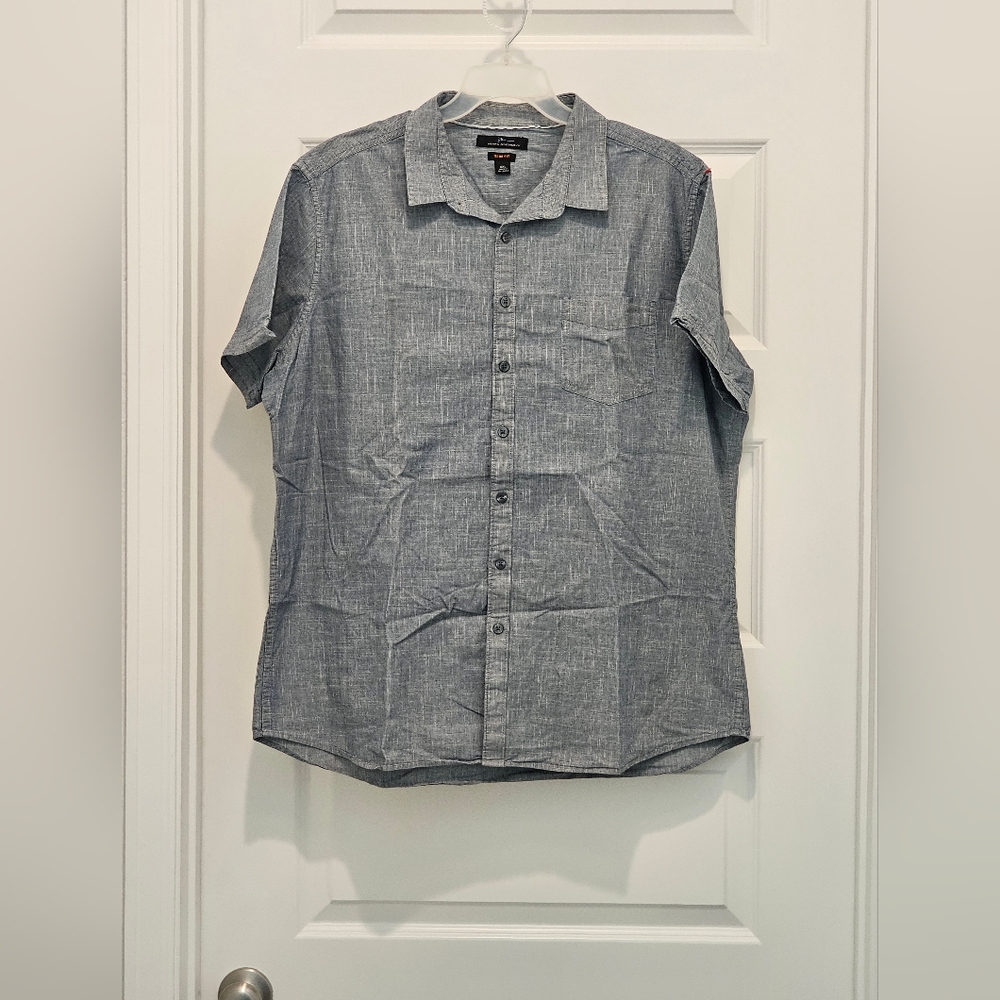 Marc Anthony Signature Slim Fit SS Button Up Shirt, EUC, Size XXL - Picture 1 of 9